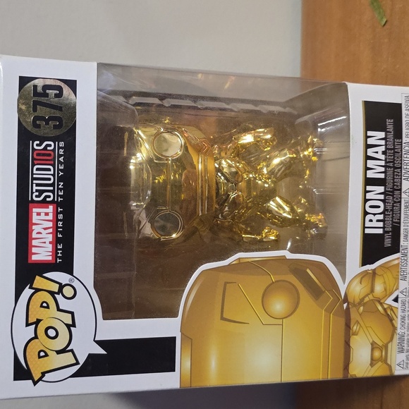 Marvel Studios Gold Iron Man Pop! Vinyl - Picture 1 of 6